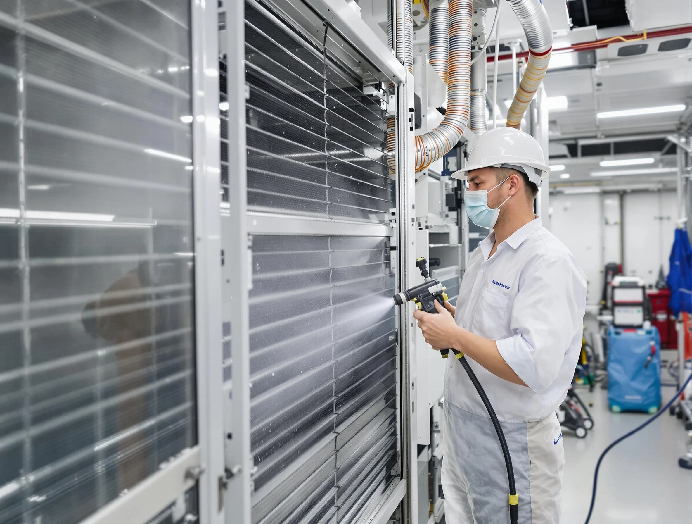 Professional AC coil cleaning by North Providence Air Duct Cleaning in North Providence